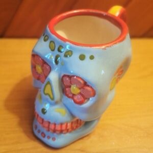 Handpainted Skull Mug